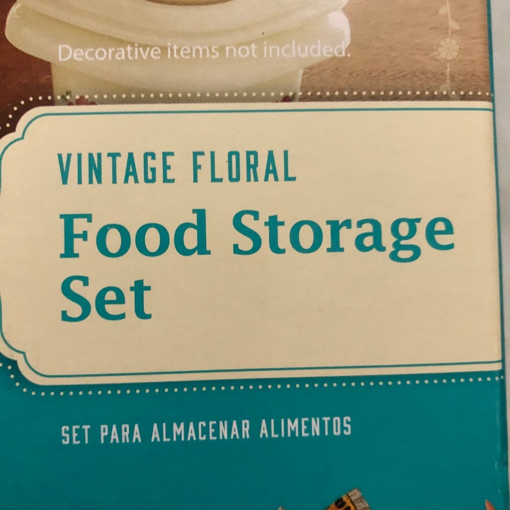 ❌SOLD❌ Pioneer Woman Vintage 20pc food storage - Picture 5 of 6